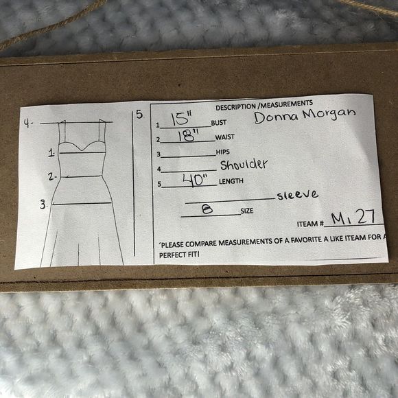 Summer dress Donna Morgan Womens Dress Size 8 Black Midi Slip V Neck Zip Back - Picture 6 of 13